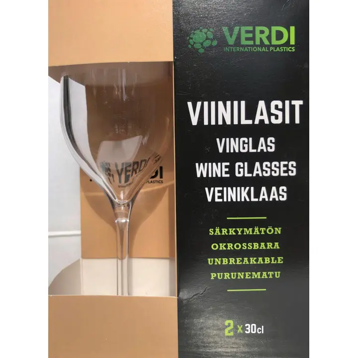 Akvila viinilasi Tao 30cl / 2kpl särkymätön, konepesunkestävä