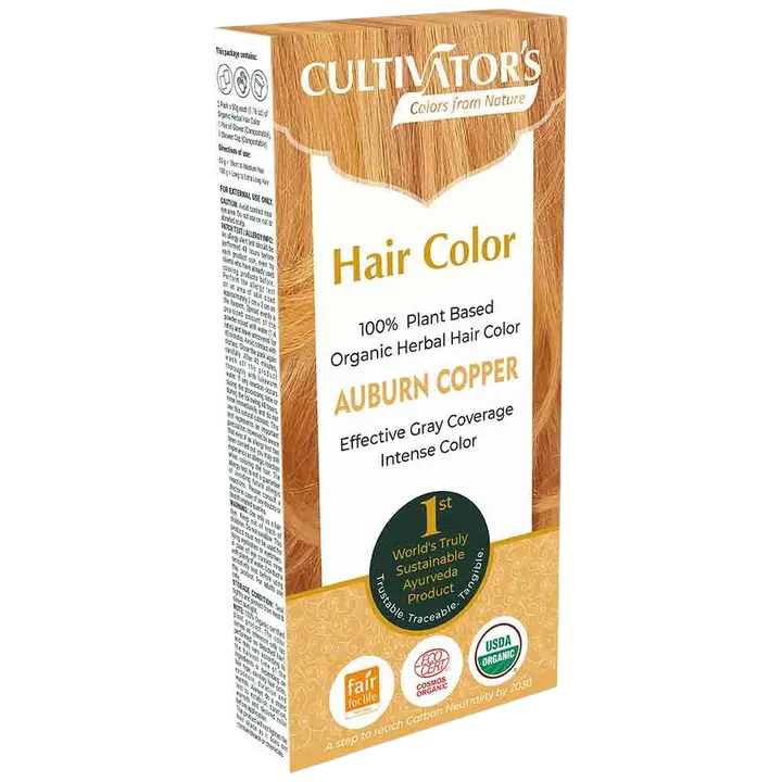 Cultivators Hair Color Kasviväri Auburn Copper100g