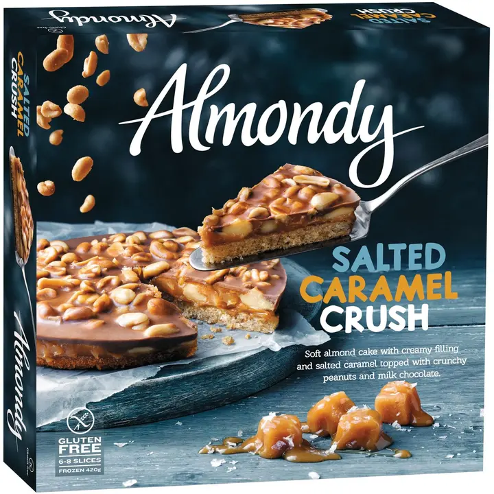 Almondy Salted Caramel Crush Cake 420g