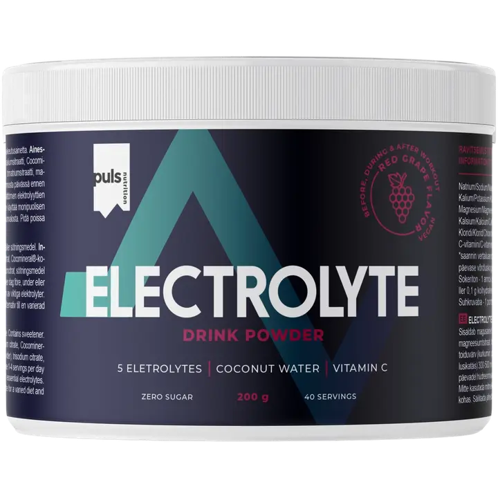 PULS Elektrolyyttijuomajauhe Verigreipin makuinen C-vitaminoitu 200g