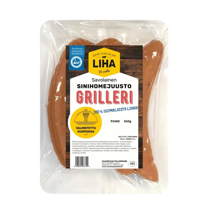 Savo-Karjalan Liha Oy Savolainen sinihomejuustogrilleri 360g