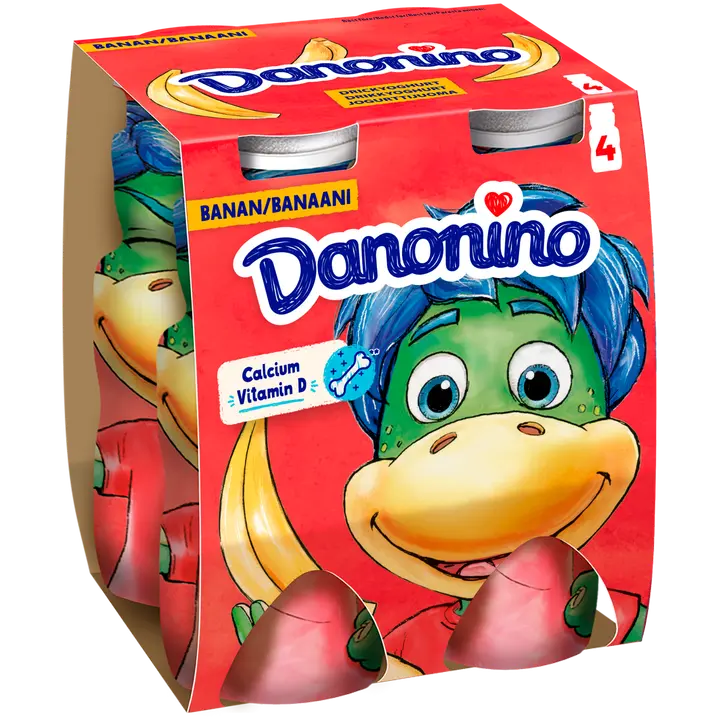 Danone Danonino Jogurttijuoma, banaani 4x100g