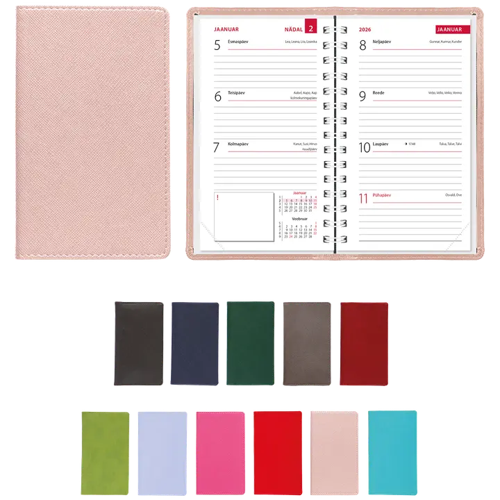 Taskumärkmik mini, spiraalköide, lux ka