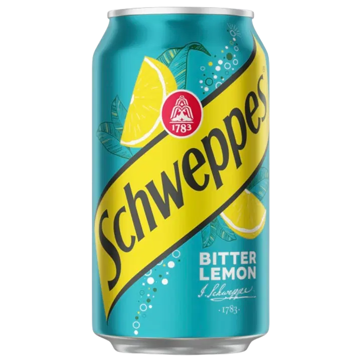 Schweppes Bitter Lemon virvoitusjuoma tölkki 0,33 L