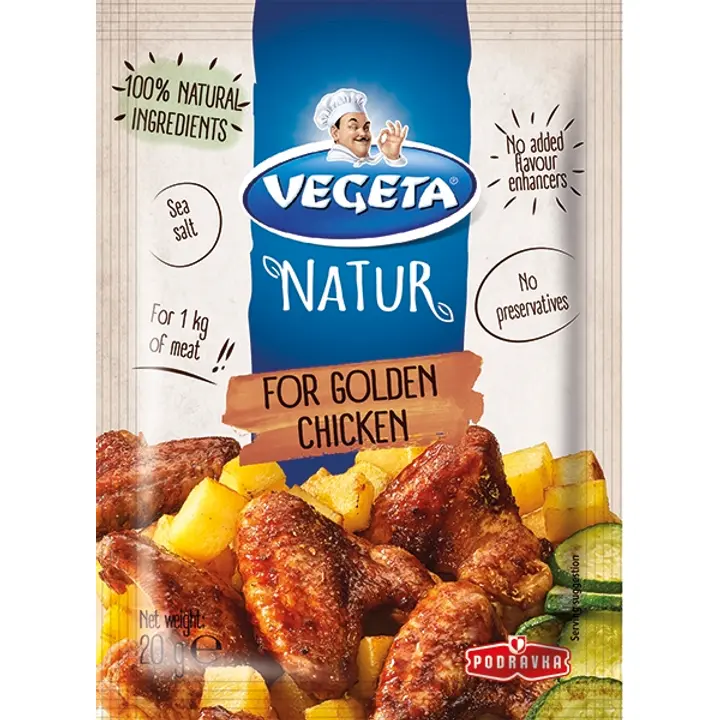 Podravka Vegeta Natur maitseaine kuldsele kanale 20 g