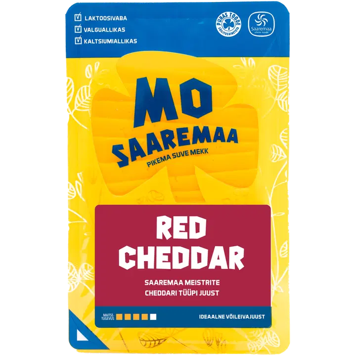 Mo Saaremaa Red cheddar viilutatud juust, 150g