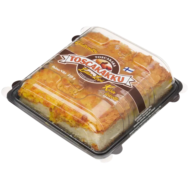 Laitilan Leipä Gluteeniton Toscakakku 350 g Laktoositon Laitilan mantelitäytteellä