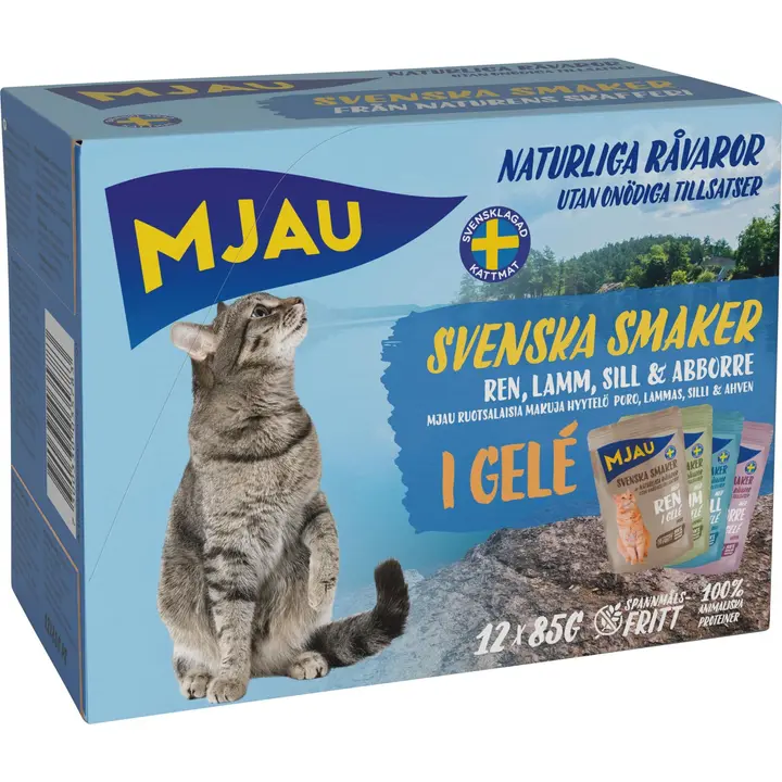 Mjau lajit kala liha hyytelössä 12x85g