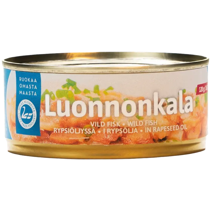 Pielisen kalajaloste Oy Luonnonkala rypsiöljyssä 160 g/120 g