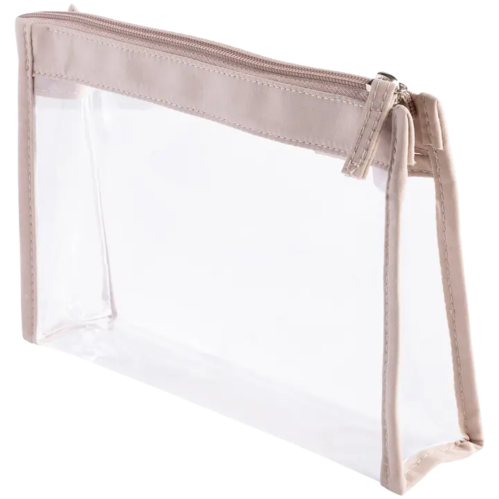 Cailap Kosmetiikkalaukku kirkas/beige, TPU