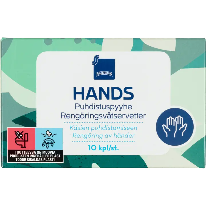 Niisked salvrätid 10tk kätele