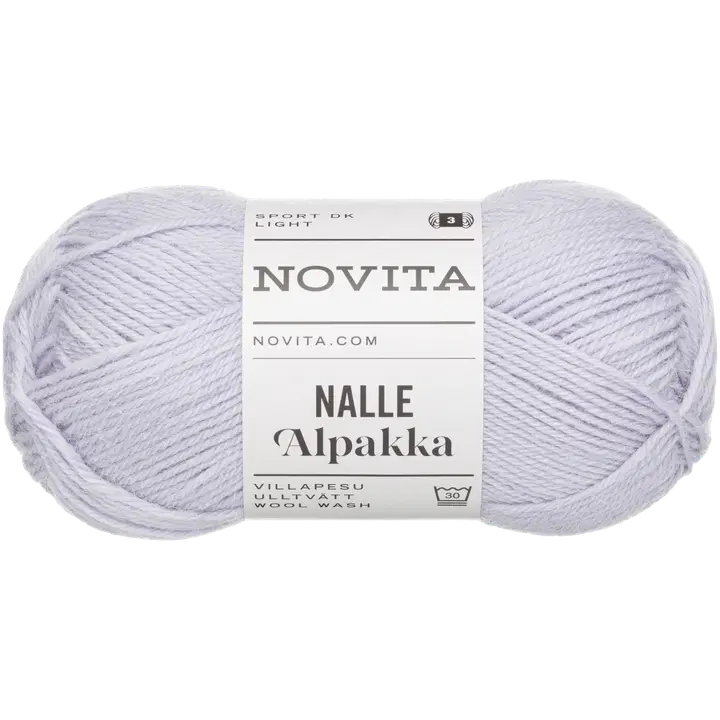Novita lanka Nalle Alpakka 50g vaalea laventeli 708