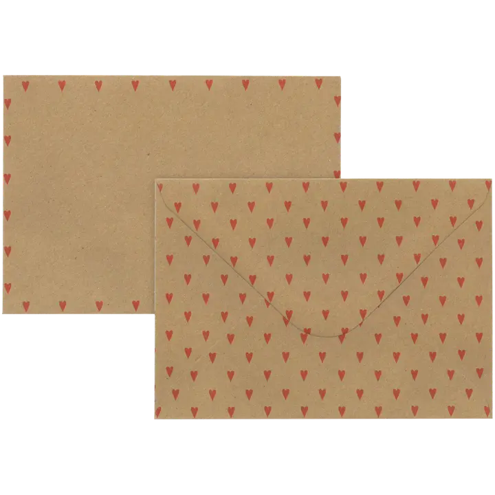 J.K. Primeco Kirjekuori C6 Sydän uusioruskea 10kpl