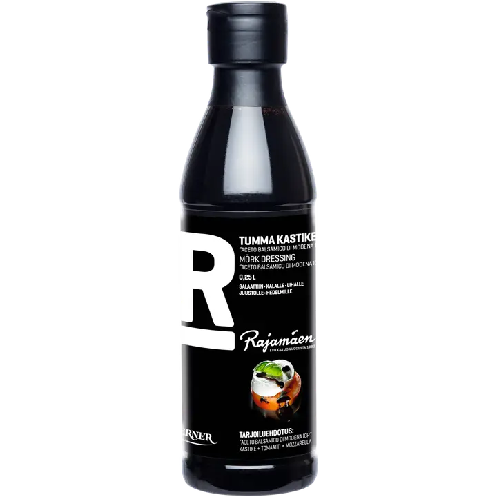 Rajamäen 0,25l Tumma kastike "Aceto Balsamico di Modena igp"