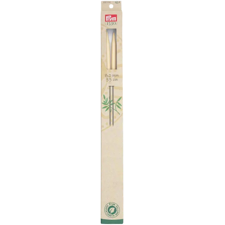Prym neulepuikko 8,0 33cm bambu