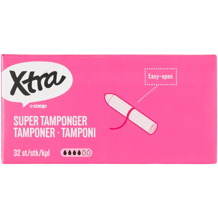 Xtra tamponger super 32 st