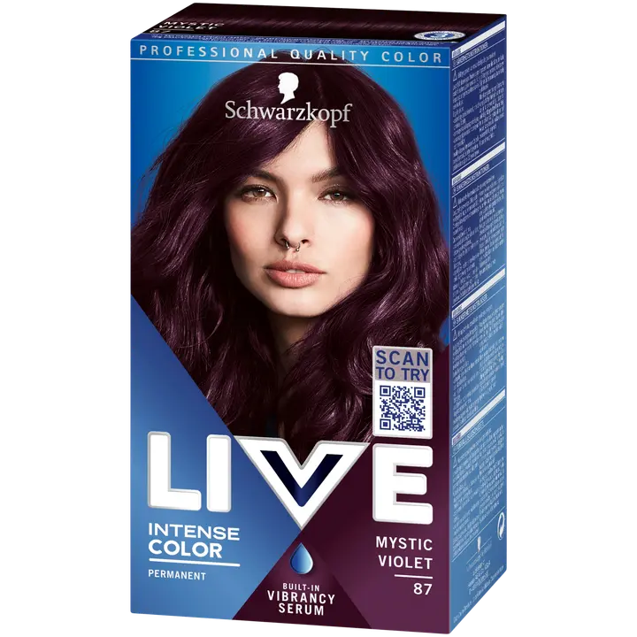 Schwarzkopf LIVE 87 Mystic Violet hiusväri
