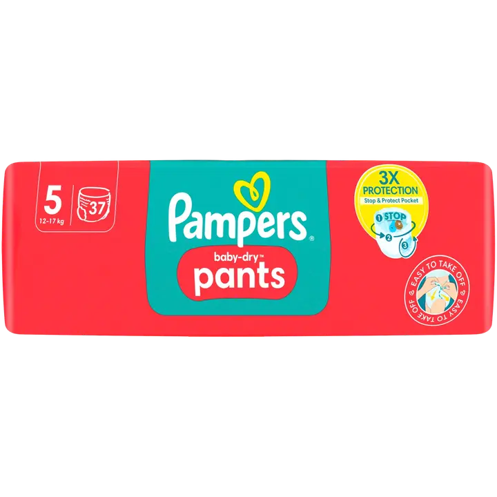 Pampers Baby Dry Pants S5 12-17kg 37kpl housuvaippa