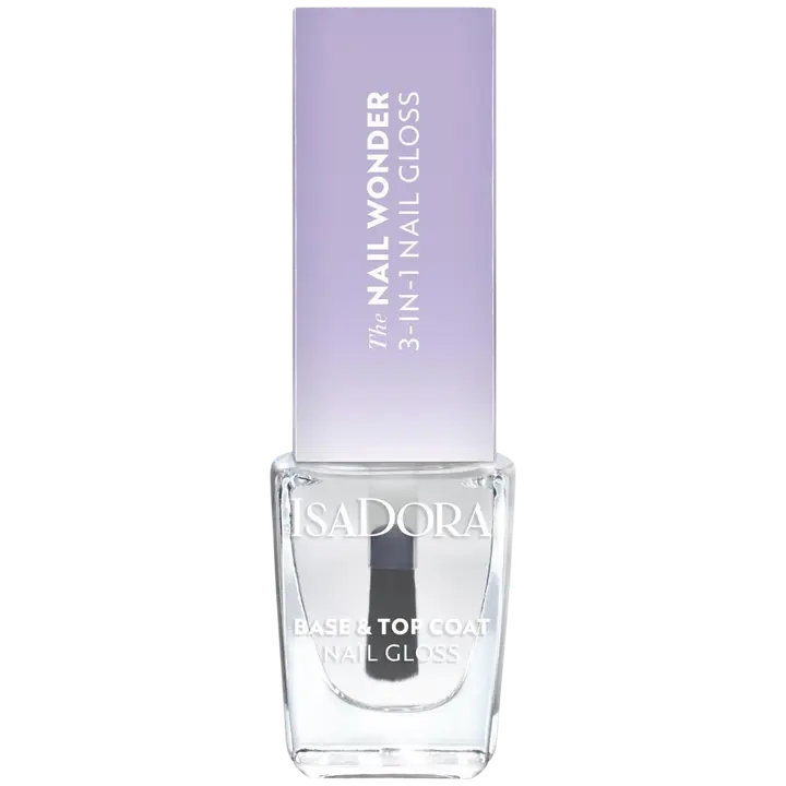 IsaDora Nail Wonder 3-in-1 Nail Polish Kynsilakka 001 Clear 6 ml