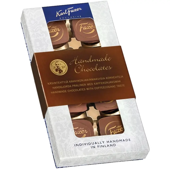 Karl Fazer Käsintehdyt konvehdit kahvikonjakki tryffeli 100g