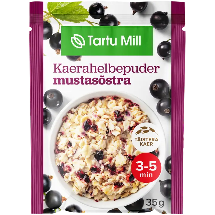Tartu Mill kaerahelbepuder mustasõstra 35g