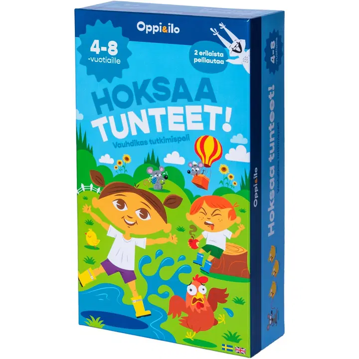 Oppi&ilo Hoksaa tunteet! -lautapeli 4-8 v