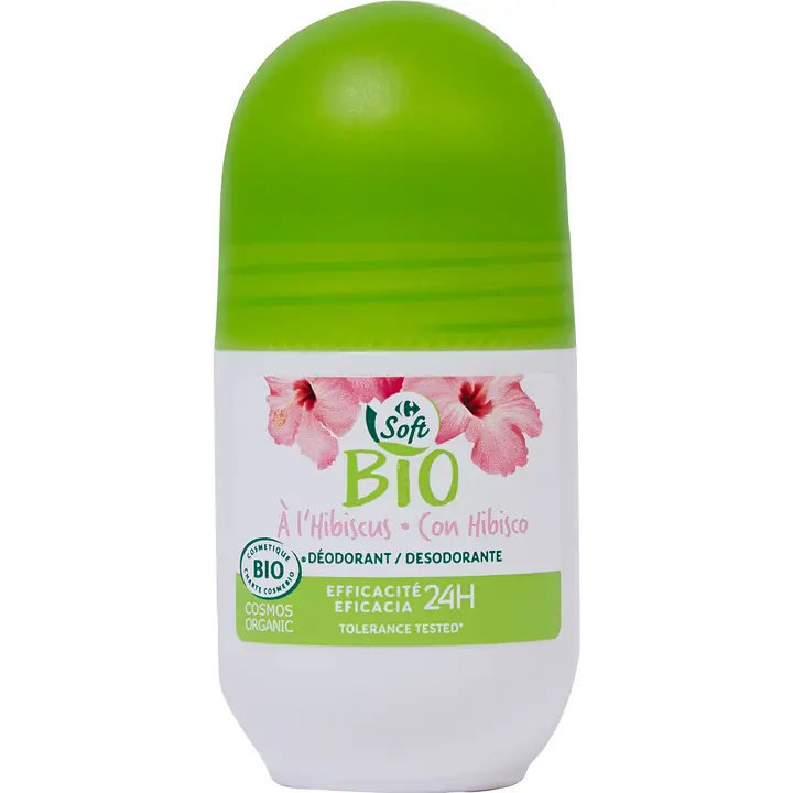Carrefour Soft Bio Hibiscus roll-on deodorantti 50 ml