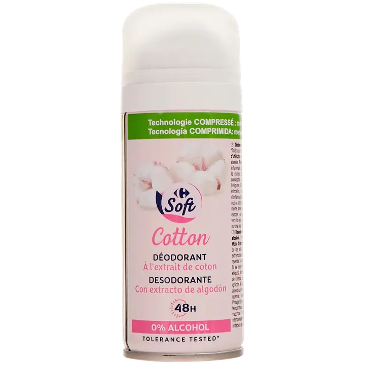 Spreideodorant cotton 100ml