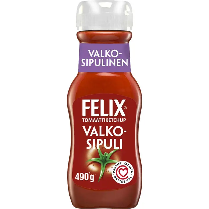 Felix valkosipuli ketsuppi 490g