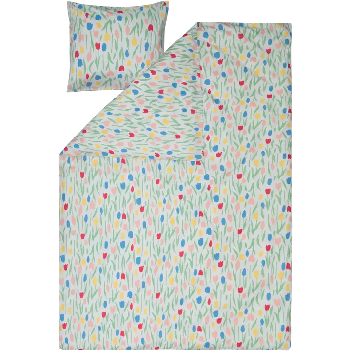 Voodipesukomplekt 150x210/50x60 Tulbid