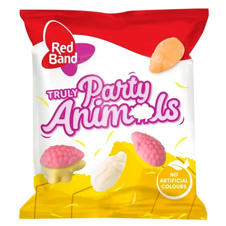 Red Band Truly Party Animals kummikommid 110g
