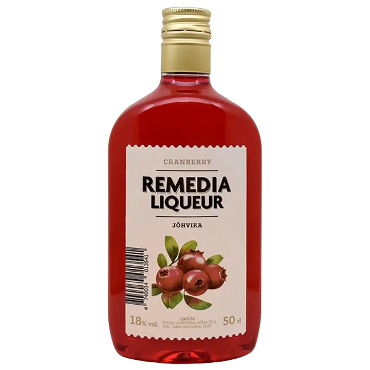 Remedia jõhvikaliköör 18%vol 500ml