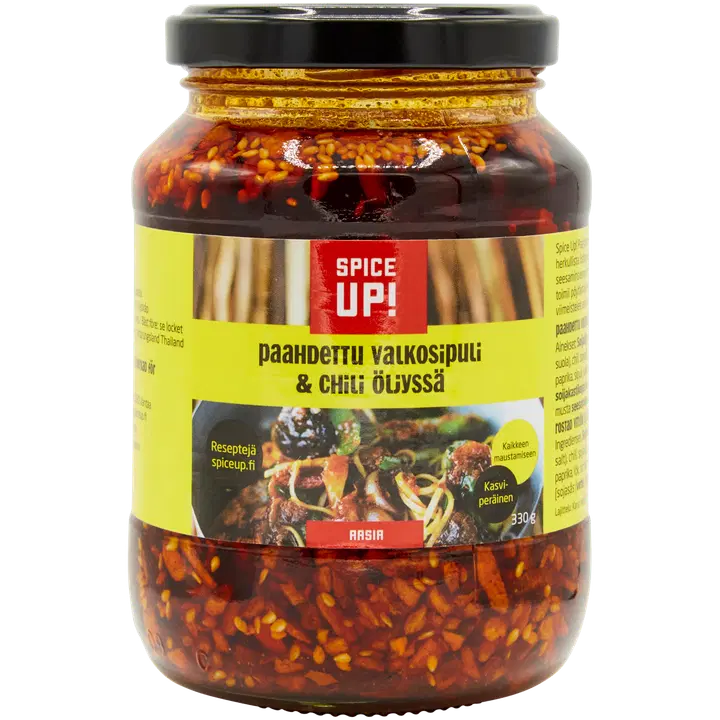 Spice Up! Paahdettu valkosipuli & chili öljyssä 330g