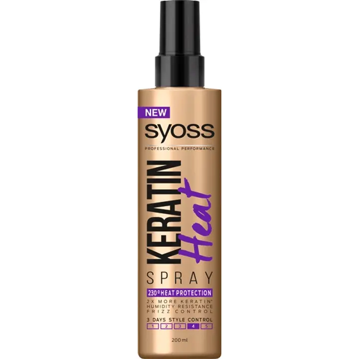Syoss kuumuskaitse-sprei keratin heat 200ml