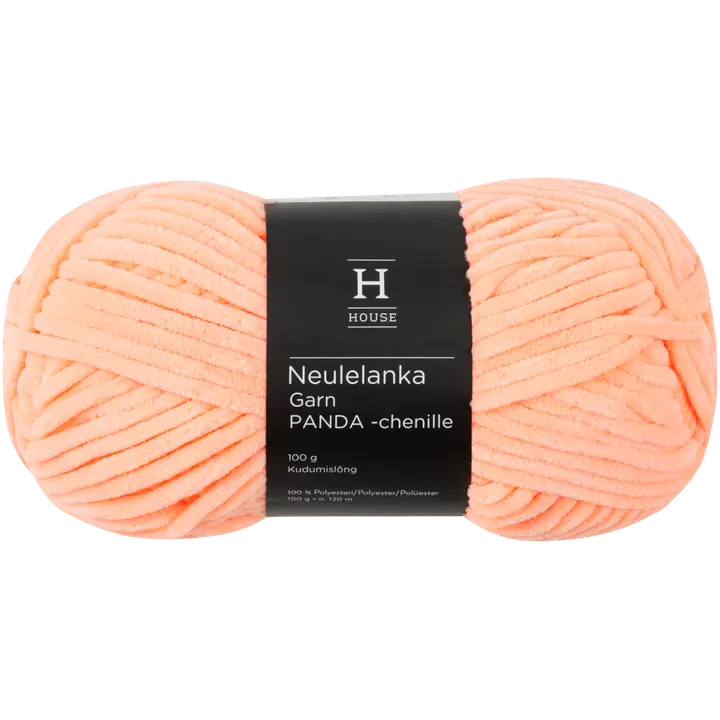 House lanka Panda chenille 100g melon orange