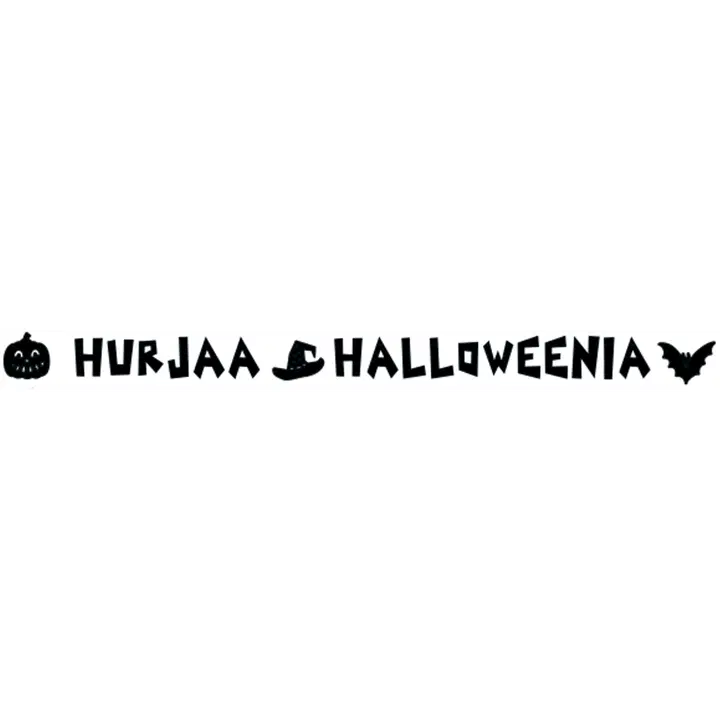 Toyrock hurjaa Halloweenia kirjainnauha