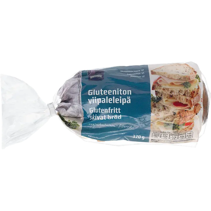 RAINBOW Gluteeniton viipaleleipä 370g