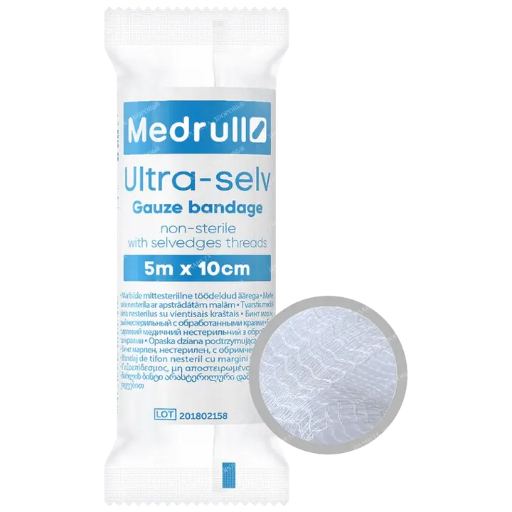 Marliside 10cm x 5m töödeldud äärega