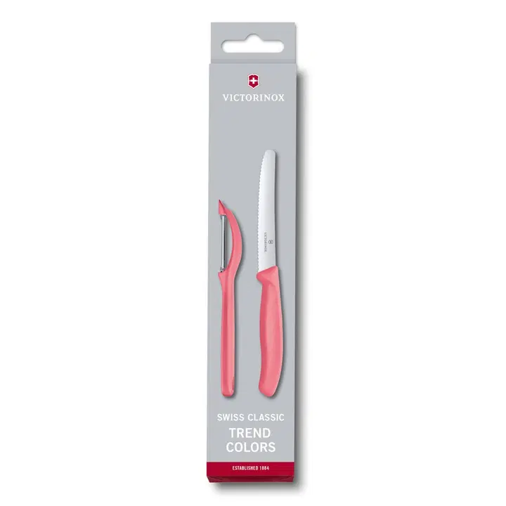 Victorinox pikkuveitsisetti 2 kpl light red