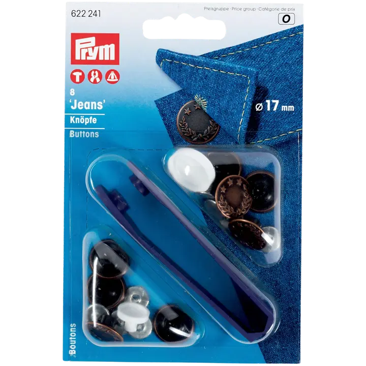 Prym farkkunappi 17mm 8kpl