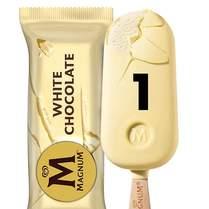 Magnum Ice Cream Lolly WHITE CHOCOLATE 110 ML