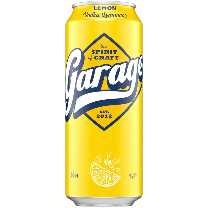 Garage Vodka Lemonade juomasekoitus 4,1% 0,5 L tlk