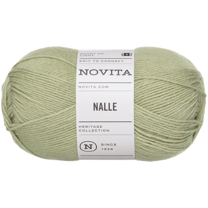 Novita lanka Nalle 100g vaalea salvia 3161