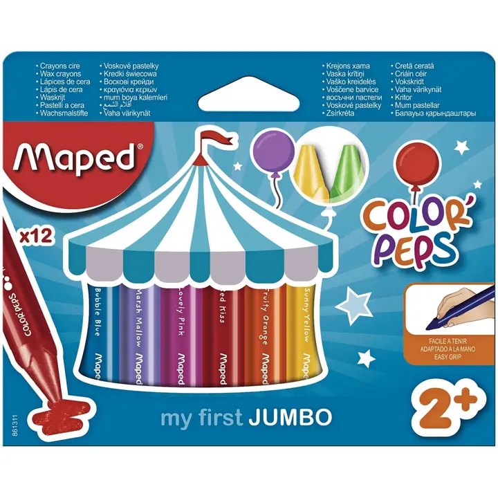 Maped EarlyAge vahaliitu Jumbo 12 kpl