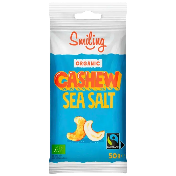 Smiling Cashew nuts Sea Salt LUOMU 50g
