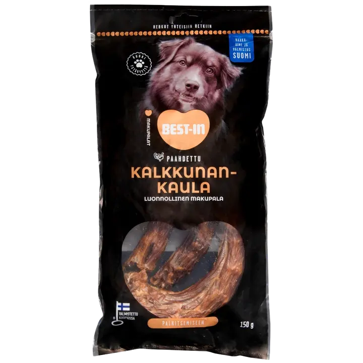 Best-In Kalkkunankaula Koiran Makupalat 150g