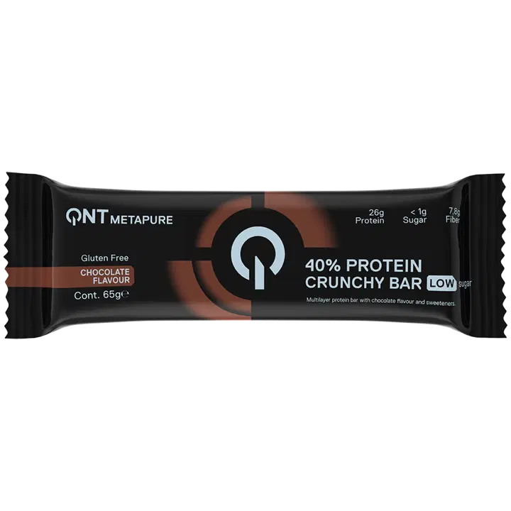 QNT proteiinibatoon 40%, Šokolaadimaitseline, madala suhkrusisaldusega 65g