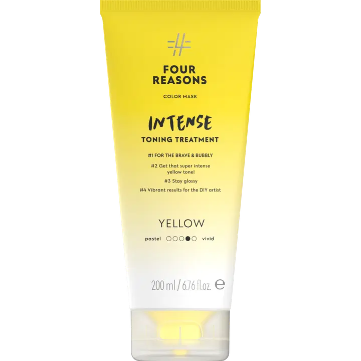 Four Reasons Color Mask Intense Toning Treatment Yellow sävyttävä tehohoito 200 ml