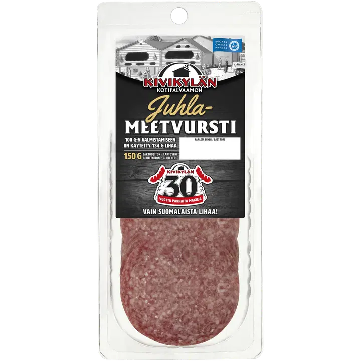 Kivikylän juhlameetvursti 150 g