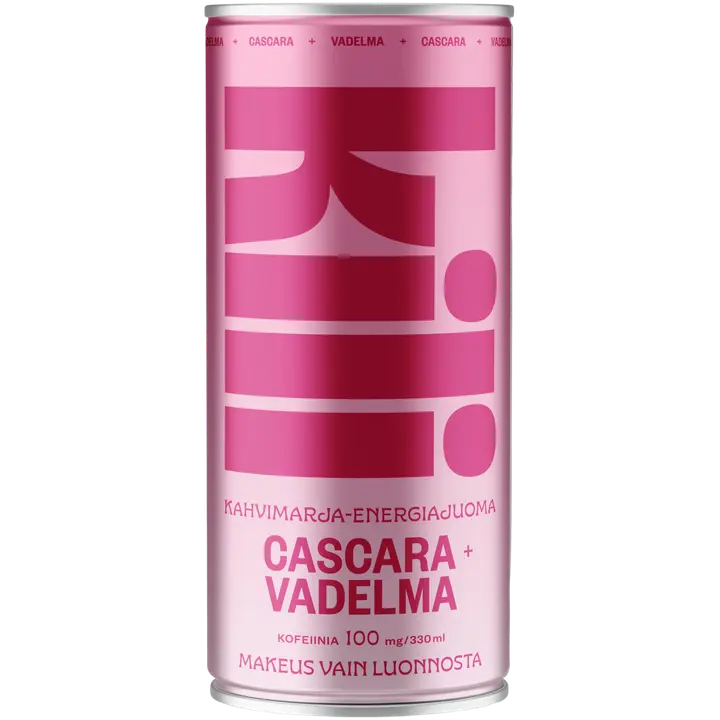 Kili Kahvimarja-energiajuoma Cascara + Vadelma 0,33 l